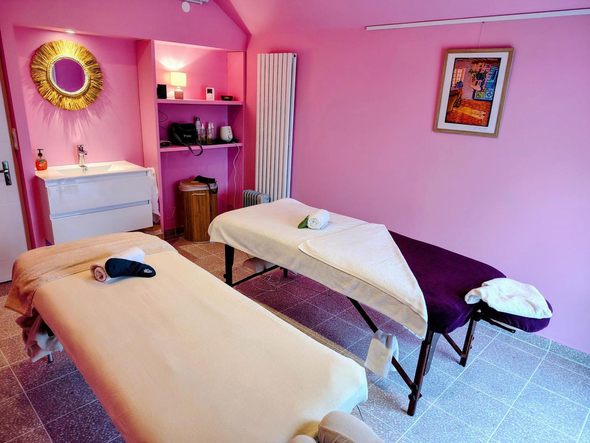 Le Spa Est Dans Le Pre Trigueres Bagian luar foto